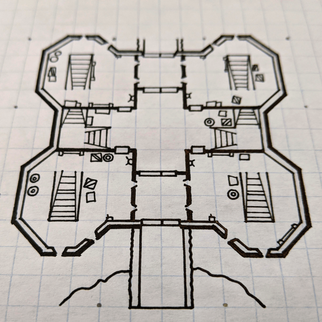 How to Draw a Fort Step 11