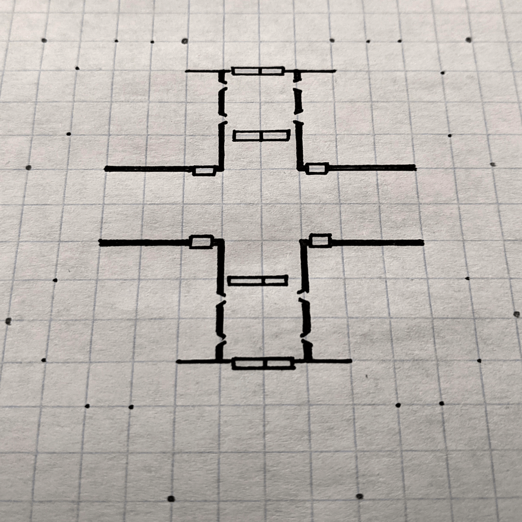 How to Draw a Fort Step 5