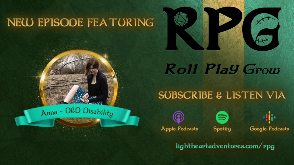 New episode featuring Ann of D&D Disability